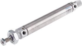 Фото 1/4 DSNU-25-125-PPV-A, Pneumatic Cylinder - 19249, 25mm Bore, 125mm Stroke, DSNU Series, Double Acting