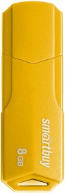 Фото 1/5 USB 2.0 накопитель SmartBuy 8GB CLUE Yellow (SB8GBCLU-Y)