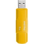 USB 2.0 накопитель SmartBuy 8GB CLUE Yellow (SB8GBCLU-Y)