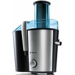 Соковыжималка центробежная Bosch MES3500 700Вт рез.сок.:1250мл. серебристый/синий