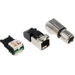 J00026A4001, MFP8 Series Male RJ45 Connector, Cable Mount, Cat6a