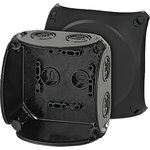 KF 0400 B, KF Series Black Polycarbonate Junction Box, IP69, IP67, IP66, 70 mm ...