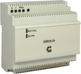 DBR30-24, Battery Charger DIN Rail Power Supply, 90 264V ac ac Input, 27.2V dc dc Output, 1.25A Output, 34W