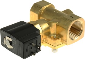 Фото 1/3 Solenoid Valve VXED2260-10F-5DO1, 2 port(s) , NC, 24 V dc, 1in