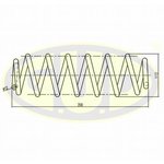 GCS285718, Пружина задн