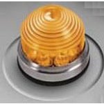 556-3905-304F, LED Panel Mount Indicator Uni-Color Orange 2-Pin