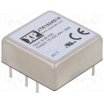 JTK1524S15, Isolated DC/DC Converters - Through Hole DC-DC, 15W SINGLE O/P, 1x1"