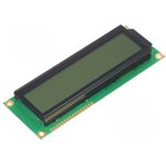 RC1602E-FHW-ESX, Дисплей: LCD, алфавитно-цифровой, FSTN Positive, 16x2, серый, LED