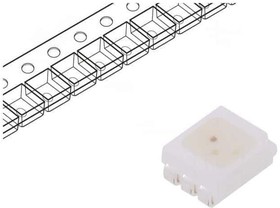 LTST-G683RGBW, LED; SMD; 3528,PLCC6; RGB; 3.5x2.8x1.45mm; 120°; 20mA; 72/80/80mW