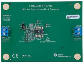 LM62460RPHEVM, LM62460-Q1 - DC/DC, Step Down 1, Non-Isolated Outputs Evaluation Board – купить оптом и в розницу
