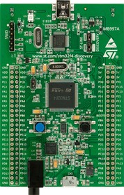 Фото 1/3 STM32F407G-DISC1, Отладочная плата на базе MCU STM32F407VGT6 (ARM Cortex-M4), ST-LINK/V2-A, accelerometer, DAC