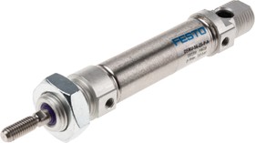 Фото 1/4 DSNU-16-25-P-A, Pneumatic Cylinder - 19199, 16mm Bore, 25mm Stroke, DSNU Series, Double Acting