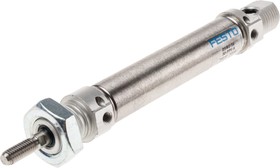 Фото 1/2 DSNU-16-50-PPV-A, Pneumatic Cylinder - 19230, 16mm Bore, 50mm Stroke, DSNU Series, Double Acting