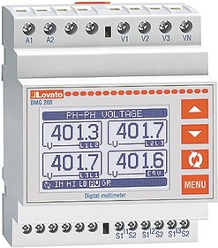 DMG200, 1, 2, 3 Phase LCD Energy Meter