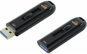 SP008GBUF3B21V1K, Флеш накопитель 8Gb Silicon Power Blaze B21, USB 3.2, Черный