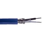 9272 006U500, Blue Twinaxial Cable, 6.2mm OD 152m, 9272 series, 78 Ω impedance