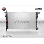 RC00026, RC00026_радиатор системы охлаждения! без AC\ Daewoo Nexia 1.5i 94-98