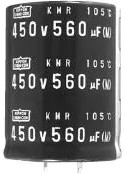 EKMR451VSN181MQ30S, Cap Aluminum Lytic 180uF 450V 20% (25.4 X 30mm) Snap-In 10mm 1000mA 2000h 105Â°C
