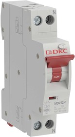 MDR32N-1N2C20-A, Выключатель автоматический дифференциального тока двухполюсный MDR63N, 20А, 30мА, тип A, C, 6кА, электронный, серии YON MAX