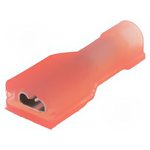 2-520084-2, Ultra-Fast .110 Red Insulated Female Spade Connector, Receptacle ...