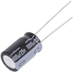 UVY1E102MPD1TD, Aluminum Electrolytic Capacitors - Radial Leaded 1000uF 25 Volts 20%