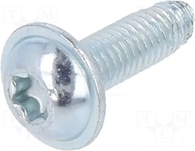 B3X12/BN20191, Винт; для металла; 3x12; Головка: сферическая; Torx®; цинк; WN5251