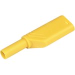 4 mm plug, screw connection, 0.5-1.5 mm², CAT II, yellow, 934099103