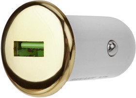Фото 1/6 16-0281, Зарядное устройство в прикуриватель USB, 5V, 1000mA, белое