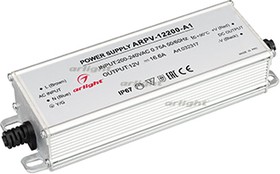 Фото 1/5 ARPV-12200-A1, AC/DC LED, 12В,16.6А,200Вт,IP67, блок питания для светодиодного освещения