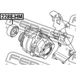 Ролик обводной KIA MOHAVE 2019- 2288-HM