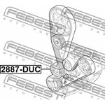 Ролик натяжителя ремня ГРМ FIAT DUCATO 2006- 2890-DUC