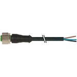 7000-12181-6330300, Straight Male 3 way M12 to Unterminated Sensor Actuator Cable, 3m