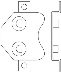 12BH002-GR, Coin Cell Battery Holders CR2032 BATTERY CLIP