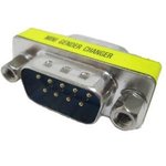 156-03002-E, D-Sub Adapters & Gender Changers D-SUB Gender Changer 9 Pin Male-Male