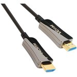 Активный оптический кабель HDMI 19M/M,ver. 2.0, 4K@60 Hz 30m VCOM  D3742A-30M
