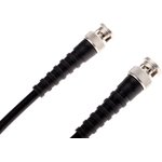L00010A1804, Male BNC to Male BNC Coaxial Cable, 250mm, RG59B/U Coaxial, Terminated