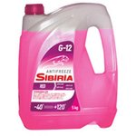 SIBIRIA/ Антифриз SIBIRIA ANTIFREEZE G12+ (-40) 5 кг, карбоксилатный