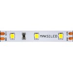 Светодиодная лента MAKSILED 12В, 4.8Вт/м, 60SMD(2835)/м, IP20, 480лм/м ...