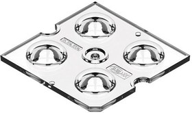 35.104.1004-001-02, LED Lenses & Assemblies P840_2X2 OPTIK extrabreitstrahlend 50x 5
