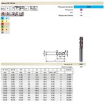 Фреза концев., RF100VA, O5мм, Z=4, f=0.15, тип N, хв.HA, тв.сплав ...