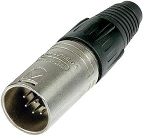 Фото 1/2 NC7MX, 7 Way Cable Mount XLR Connector, Male, Silver over Nickel Plated Contacts, 50 V