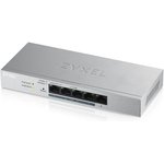 Коммутатор Zyxel GS1200-5HPV2-EU0101F (L2) 5x1Гбит/с 4PoE+ 60W управляемый