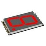 DSM7UA70101, 7-сегментный светодиодный дисплей, ультратонкий SMD, Красный ...