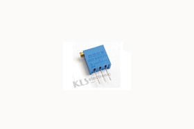 Резистор подстроечный 100к, 25об, 3P/на плату, L-KLS4-3296X-104; №7271 K РПодстр 100к\ 0,5\10x5x10\L- KLS4-3296X\30об