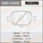 MS-1442, MS-1442_колодки дисковые передние!\ Toyota Celica 1.8/Corolla/Corolla ...