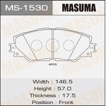 MS-1530, MS-1530_колодки дисковые передние!\ Toyota Rav4 2.0VVT-i/2.2D-4D 06