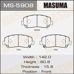 MS-5908, MS-5908_колодки дисковые передние!\ Mazda CX-5 2.0/2.0D 11