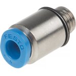 QSM-M7-4-I, QS Series Straight Threaded Adaptor, M7 Male to Push In 4 mm ...