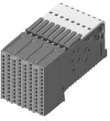 HDTF-3-04-S-RA-LC-100, High Speed / Modular Connectors XCede HD 1.80 mm High-Density Backplane Right-Angle Receptacle