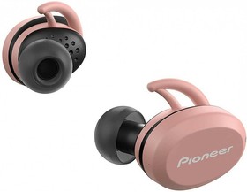 Фото 1/9 Наушники Pioneer SE-E8TW-P, Bluetooth, внутриканальные, розовый/черный
